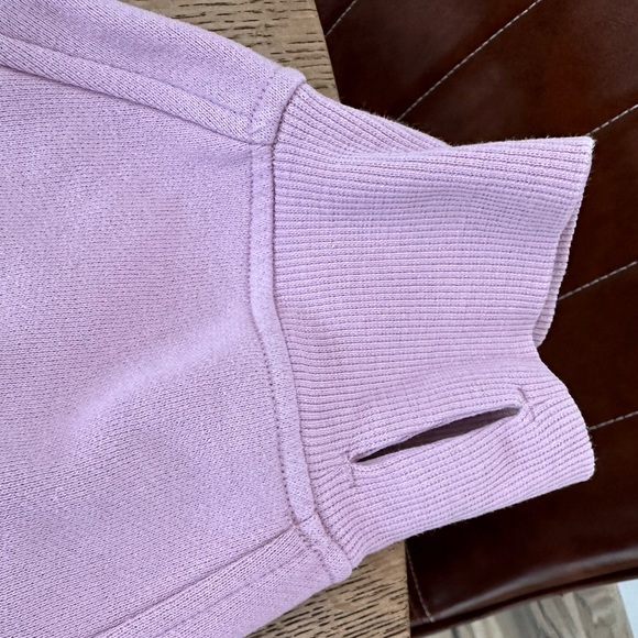 Lululemon Dusty Rose Pink Purple Scuba 1/2 Cup Hoodie Sweatshirt M/L - Picture 13 of 16